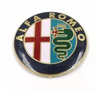 LJCXZS EmblèMe Logo Voiture pour Alfa Romeo 159,Badge Metal Décalcomanies Insigne Capot De Voiture Tronc Logo Emblème pour Grille Décoration Voiture Accessoires,Color