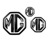LJCXZS EmblèMe Logo Voiture pour MG EHS 2019-2024,Badge ABS Décalcomanies Insigne Capot De Voiture Tronc Logo Emblème pour Grille Décoration Voiture Accessoires