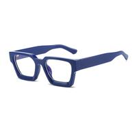 LJCZKA Lunette Anti Lumiere Bleue Carrée pour Femme Homme Monture Épaisse de Lunettes Cadre Anti-Fatigue pour Jeux, Texing et Lecture