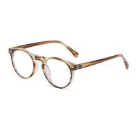 LJCZKA Lunette Anti Lumiere Bleue Ronde Femme Homme, Lunettes de Lecture Anti-Lumière Bleue Ronde Anti Fatigue