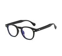 LJCZKA Lunette Anti Lumiere Bleue Ronde Femme Homme - Lunettes de Lecture Rondes Vintage pour Gaming, Anti Fatigue, Lunettes d'Ordinateur