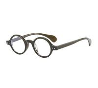 LJCZKA Lunette Anti Lumiere Bleue Ronde Femme Homme Petite Lunette Ordinateur Anti Lumiere Bleue Ronde Anti-Fatigue pour Jeux, Lecture