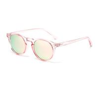 LJCZKA Lunette de Soleil Polarisée Ronde Homme Femme Vintage Rétro Lunettes de Soleil Femme Polarisées Protection UV400