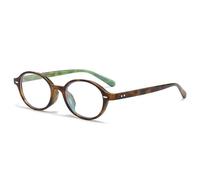 LJCZKA Lunettes Anti Lumiere Bleue Ovale Femme Homme Petite Lunettes Ordinateur Rondes Anti-Fatigue pour Jeux, Texing et Lecture