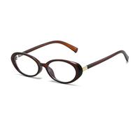 LJCZKA Lunettes Anti Lumiere Bleue Ovale Femme Petite Lunettes Ordinateur Oeil de Chat Lunette Annee 90 Anti-Fatigue pour Jeux, Texing et Lecture