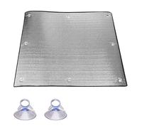 LJDJRHXH Film Isolant Thermique Aluminium, Film Fenêtre Réfléchissant, 30 40 50 60 70 80 90 100 110 120 130 140 150 160 cm L Anti Froid et Chaleur, Personnalisable, avec Ventouses(60x80cm)