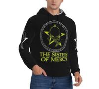 LJDSM Sisters Rock Band Mercy Pull à capuche pour homme Classcal Manches longues Cordon de serrage Hipster Casual Hoodies Mode 3D Imprimé graphique Sweat à capuche pour le sport Voyage, Sisters of