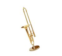 LJERFSW Décorations D'instruments De Musique De Noël Modèles D'instruments À Vent Clarinette Trompette Cor Français Hautbois Trombone(3)