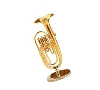 LJERFSW Décorations D'instruments De Musique De Noël Modèles D'instruments À Vent Clarinette Trompette Cor Français Hautbois Trombone(5)