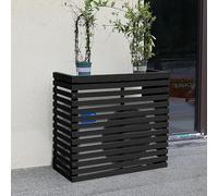 LJFDXD Clôture de Climatiseur, Couvercle de Climatiseur, Écrans de Confidentialité, Stores en Coquille, Support de Fleurs Décoratif en Bois, Cadre de Support AC, Couvercle de Radiateur Décoratif (Col