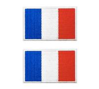 LJFEA Lot de 2 écussons brodés avec EcussonPatch Gilet lesté Patch Airsoft