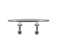 LJFMDLN Taquet de Pont de Bateau en Acier Inoxydable 316, Taquet supérieur Plat/arqué Robuste for Quai de Bateau Marin, Ancre, Attache de Corde d'amarrage (Couleur : Flat, Size : 8 inch)