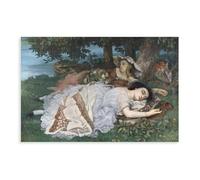 LJHFAOA Gustave Courbet Poster sur toile pour décoration murale de salon, chambre à coucher 20 x 30 cm