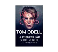 LJHFAOA Poster sur toile de l'album Tom Odell Wrong Crowd - Décoration murale pour salon, chambre à coucher - 50 x 75 cm