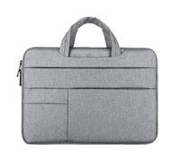 LJHFG63KUYT Étui pour ordinateur portable Pochette universelle for ordinateur portable, étui for, sac à main, porte-documents, de voyage avec poignée(Light Grey,Petit)
