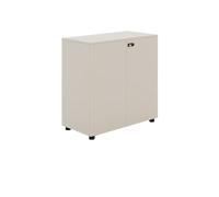 LJHFG63KUYT Meuble de Rangement Armoire de Rangement Basse en Bois avec Serrure et cloison de séparation for Le Rangement des données, Blanche pour Travail