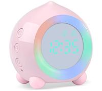 LJHFG63KUYT Rétro Simulateur de Lever Soleil réveil numérique d'enfants avec la Lampe veilleuse LED for Le garçon pour Adultes(Pink)