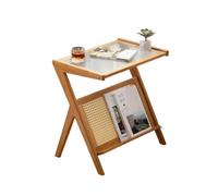 LJHFG63KUYT Tables Basses Petite Table Basse avec Rangement for thé Mobile for Salons, Design Moderne et Minimaliste for Services à Service Bout De Canapé(Beige,45cm)