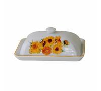 LJHFG63KUYT Très pratique Assiette à beurre en céramique simple de style européen Assiette à dim sum for la cuisson Boîte à fromage pour Conserver