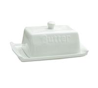LJHFG63KUYT Très pratique Beurrier en céramique avec couvercle, organisateur de beurre rectangulaire Simple, boîte à beurre à pain avec couteau pour Conserver