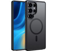 Ljhid-Coque Pour Samsung Galaxy S25-Ultra: Coque Magnétique Translucide Mate Antichoc Fine Pour Téléphone Portable ¿ Qualité Militaire Anti-Chute Arrière Rigide Anti-Traces De Doigts (6,9 Pouces)