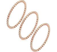 ljhjdkxf Anneaux tensors en cuivre massif torsadé pour hommes et femmes, cadeau de bien-être spirituel pour un anniversaire/anniversaire, bague bohème unisexe pour le quotidien, 6, Cuivre, Pas de
