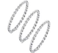ljhjdkxf Anneaux tensors en cuivre massif torsadé pour hommes et femmes, cadeau de bien-être spirituel pour un anniversaire/anniversaire, bague bohème unisexe pour le quotidien, 7, Cuivre, Pas de