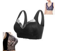 ljhjdkxf Soutien-Gorge Anti-affaissement Lunaah, Soutien-Gorge Gainant Extensible sans Couture, Soutien-Gorge Ultra-Fin et Confortable en Dentelle sans Fil pour Femme (1 PCS-Black,XL)