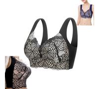 ljhjdkxf Soutien-Gorge Anti-affaissement Lunaah, Soutien-Gorge Gainant Extensible sans Couture, Soutien-Gorge Ultra-Fin et Confortable en Dentelle sans Fil pour Femme (1 PCS-Black-a,3XL)