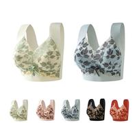 ljhjdkxf Soutien-Gorge sans Armatures Polyvalent, Confortable et modulable, Soutien-Gorge Push-up sans Armatures Zendiosa, Maintien Anti-affaissement pour Femme (2 PCS-Green/Blue,TTG)