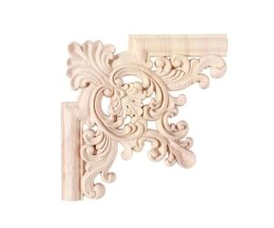 ljhnba Artisanat Floral décoratif en Bois de Type campagnard français, Garnitures durables, améliorations pour plafonds muraux, armoires, Appliques de Meubles Classiques de Type français