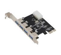 ljhnba Carte d ' Extension PCIE USB3.0 à Vitesse Rapide, 2/4 Ports, Adaptateur PCIE USB3.0, Carte convertisseur, Accessoires de Stockage Externe