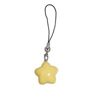 ljhnba Chaîne de téléphone mobile à breloque étoile des années 90, lanière de téléphone étoile à cinq branches, cordon suspendu, accessoires de décoration, pour à pour filles, porte-clés à