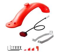 ljhnba Garde-Boue pour Scooter électrique | Pièce de couverture arrière en ABS ainsi que des accessoires de de renfort en métal pour les cyclistes