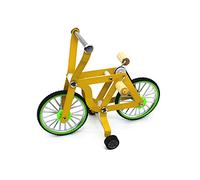 ljhnba Jouets pour Oiseaux Puzzle Perroquet Jouet de vélo pour Petits Oiseaux Moyens Jouets d ' entraînement à l ' Intelligence améliorer la santé 2 Tailles Jouet d ' Intelligence des Oiseaux