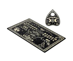 ljhnba Pendules Planche de Divination de Radiesthésie Planche Parlante en Bois avec Planchette Jeu des Esprits Message Métaphysique Pendules Esprits en Bois Divinations Message Métaphysique