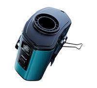 ljhnba Ventilateur de taille portable à vitesse réglable avec clip ceinture portable propre 12 000 mAh texture ABS pour voyage en plein air camping utilisation clip polyvalent