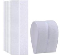 LJHTRZAQ Bande auto-adhésive auto-agrippante résistante de 25 mètres, en nylon for loisirs créatifs (largeur 25-50 mm)(25mm white hook loop)