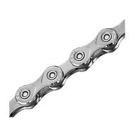 LJHTRZAQ Compatible avec KMC X8-X11 EPT chaîne de vélo Argent 8-11 Vitesses 116 maillons Extra léger antirouille for VTT et vélos de Route(X10EPT)