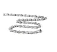 LJHTRZAQ Compatible avec la chaîne de vélo Shimano CN-HG701 11 Vitesses - 112/114/116 L en Vrac for VTT et vélos de Route.(116L No.Box)