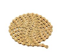 LJHTRZAQ Compatible avec la chaîne de vélo SUMC 10 vitesses-X10/X10EL/X10SL 116 maillons for vélos de Route Shimano SRAM VTT(SX10EL Gold)