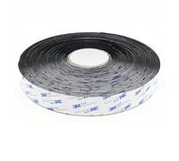 LJHTRZAQ Compatible avec le ruban auto-agrippant double face noir 3M, résistant aux hautes températures, largeur 25-100 mm, rouleau de 25 m(Width 38mm Hook)