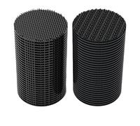 LJHTRZAQ Ruban adhésif automobile for tapis de sol, patchs de fixation for tableau de bord, autocollants double face for loisirs créatifs, 10 paires(Round)