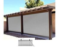 LJIANW Filet D'ombrage Toile d'ombrage, Store Enrouleur occultant Store extérieur à Enrouleur Protection UV à 90% Stores Blocks Sun for Patio Store Pergola, Facile à Installer, 45Tailles