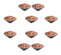 LJISEHG Buse de découpe Laser à Fiber 10 pièces, buse de remplacement for tête de découpe Laser(Chrome-plated Double-layer Laser Nozzle D28h15,Hole diameter 1.5mm)