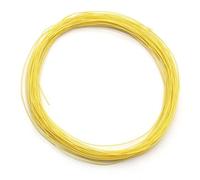 LJISEHG Fil micro fin PTFE 24-38AWG - Câble électronique en cuivre haute température à noyau unique plaqué argent(Yellow,20M-28AWG)