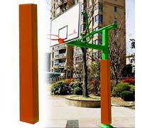 LJISEHG Housses de Rembourrage de Poteau de Remplacement Anti-Collision, Coussin Robuste Toutes Saisons for Panier de Basket-Ball extérieur,(Orange,6"x6"(15x15cm) Pole)