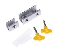 LJISEHG Limiteur de verrouillage de porte et de fenêtre, verrouillage de limite de câble de sécurité en alliage d'aluminium avec serrure e sécurité, facile à installer for la maison,(16.5mm)