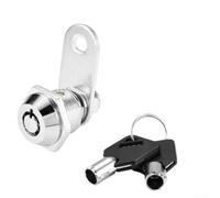 LJISEHG Zinc Alloy Tubular Cam Lock 16-30mm with 90° Turn Keyed Alike for Cabinets, Desks, Mailboxes, Drawers, Toolboxes, Lockers, Safes - Includes 2 Keys