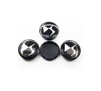 LJJWIW 4 Pièces Voiture Cache Moyeux pour Citroen DS DS3 DS4 DS5 DS7 DS9 Crossback 60mm,Capuchons Centre Roue Moyeu Enjoliveur Jantes Enjoliveurs Résistant Corrosion Accessoires